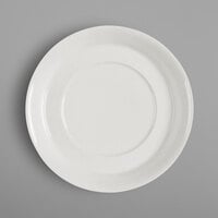 RAK Porcelain FDSA19 Fine Dine 7 1/2" Ivory Porcelain Soup Bowl Saucer - 12/Case