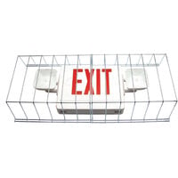 Lavex 30" x 6" x 13 1/2" Wire Guard for Exit Signs and Emergency Lights