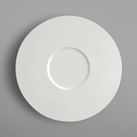 RAK Porcelain FDGF29 Fine Dine 11 7/16" Ivory Porcelain Gourmet Flat Plate - 12/Case
