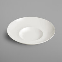 RAK Porcelain FDGD26 Fine Dine 10 1/4" Ivory Porcelain Gourmet Deep Plate - 6/Case