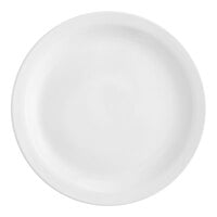Acopa 9 5/8" Bright White Narrow Rim Stoneware Plate - 24/Case