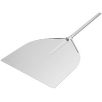 American Metalcraft 19 1/2" x 21" Deluxe All Aluminum Pizza Peel with 24 1/2" Handle ITP1922