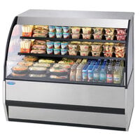 Federal Industries SSRVS-5042 50" Combination Service Top Over Refrigerated Self-Serve Merchandiser