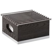 Cal-Mil 3814-87 Cinderwood Chafer Alternative with Grill Top and Fuel Holder - 10 1/4" x 10" x 5 1/2"