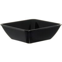 Dinex DXSB603 6 oz. Black Square SAN Plastic Bowl - 96/Case
