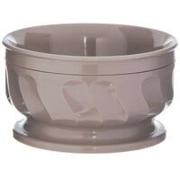 Dinex DX330031 Turnbury 9 oz. Latte Insulated Bowl with Pedestal Base - 48/Case