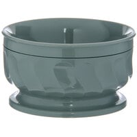 Dinex DX330084 Turnbury 9 oz. Sage Insulated Bowl with Pedestal Base - 48/Case