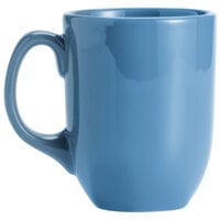 Libbey 903043904 Cantina 11 oz. Blueberry Uncarved Porcelain Mug - 12/Case