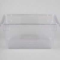 Rubbermaid FG330400CLR Clear Polycarbonate Food Storage Box - 18" x 12" x 9"
