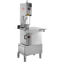 Avantco EMBS94SS 94 inch Blade Stainless Steel Floor Model Vertical Band Meat Saw - 3 hp, 220/240V, 3 Phase