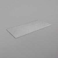 Bon Chef 9756 24" x 12" Rectangular Clear Plastic Riser Shelf