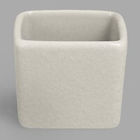 RAK Porcelain NFOPSD02WH Neo Fusion 2.1 oz. Sand White Stackable Porcelain Ramekin - 12/Case