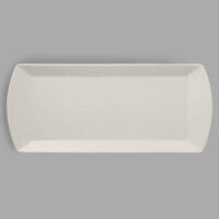 RAK Porcelain NFOPSP35WH Neo Fusion 13 13/16" x 5 7/8" Sand White Porcelain Sandwich Tray - 12/Case