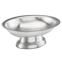 Focus Hospitality Pewter Veil Collection Brushed Stainless Pedestal Soap Dish