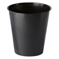 Focus Hospitality 9 Qt. Black Plastic Round Wastebasket Liner