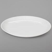 GET BF-710-AW Settlement 7" Ivory (American White) Melamine Round Coupe Bread / Side Dish Plate   - 12/Case