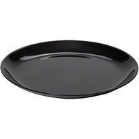GET BF-1050-BK Settlement 10 1/2" Black Melamine Round Coupe Dinner Plate   - 12/Case