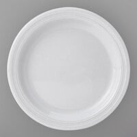 Tuxton FPA-054N Pacifica 5 1/2" Bright White Narrow Rim Embossed China Plate - 36/Case