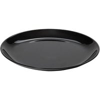 GET BF-710-BK Settlement 7" Black Melamine Round Coupe Bread / Side Dish Plate   - 12/Case