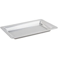 Bon Chef 9323 Cold Wave 21 1/8" x 12 3/4" Rectangular Satin Finish Double Wall Stainless Steel Platter