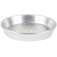 American Metalcraft SPHA90122 12" x 2" Super Perforated Heavy Weight Aluminum Tapered / Nesting Pizza Pan