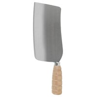 Thunder Group 7 1/2" Cast Iron Cleaver with Wood Handle