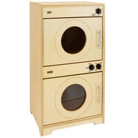 Whitney Brothers WB6450N 19" x 15" x 35" Contemporary Children's Natural Wood Play Washer and Dryer