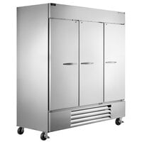 Beverage-Air HBR72HC-1 Horizon Series 75" Bottom Mounted Reach-In Refrigerator with LED Lighting