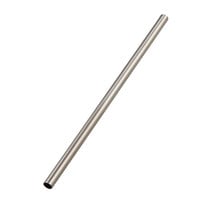 American Metalcraft STWS6 6" Silver Stainless Steel Reusable Straight Straw - 12/Pack