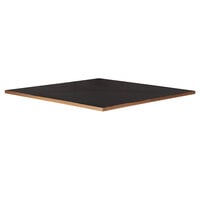 Bon Chef 50410-1-S-BLACK Flex-X 36" x 36" Black Square Counter / Bar Height Table Top