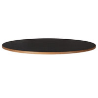 Bon Chef 50410-1-R-BLACK Flex-X 36" Black Round Counter / Bar Height Table Top