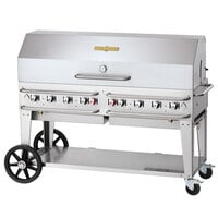 Crown Verity CV-RCB-60-1RDP 60" Pro Series Outdoor Rental Grill with Single Roll Dome Package
