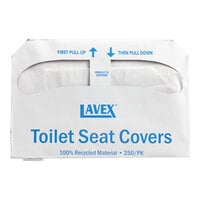 Lavex Half Fold Paper Toilet Seat Cover - 250/Pack