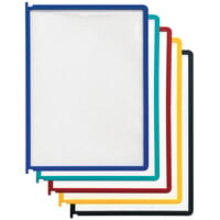 Durable 554800 Assorted Color Letter Sized Panels for Instaview Reference Systems - 5/Pack