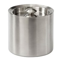 Focus Hospitality Brushed Collection Stainless Steel 3 Qt. Ice Bucket with Lid