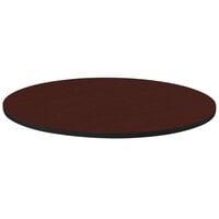 Correll Round Cherry Finish High Pressure Bar & Cafe Table Top