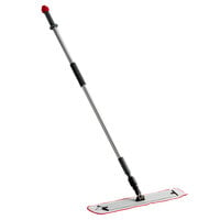 Lavex 24" Red Microfiber Spray Mop Kit with 2 Pads