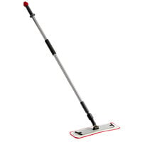 Lavex 18" Red Microfiber Spray Mop Kit with 2 Pads