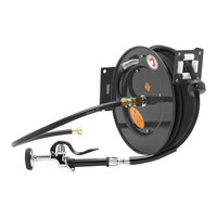 Equip by T&S 5HR-242-01-GH Hose Reel with Garden Hose Adapter and Spray Valve - 50' Hose