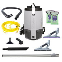 ProTeam 107613 ProVac FS6 6 Qt. Backpack Vacuum with 107532 Tool Kit - 120V