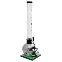 Beer Tubes FGR-32-STAP 1/4 100 oz. Tall Tube Gray Football Helmet Beer Tower