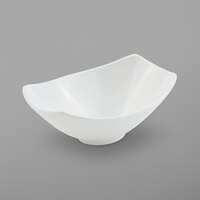 Bon Chef 2511PWHT Gondola 11 oz. White Sandstone Cast Aluminum Bowl