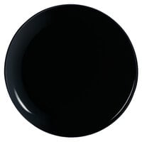 Arcoroc P1139 Evolutions 12 1/2" Black Round Opal Glass Pizza Plate by Arc Cardinal - 12/Case