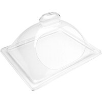 Delfin DRC-1210SC-00 12" x 10" x 5" Clear Rectangular Side Cut Acrylic Display Dome Cover