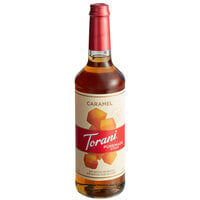 Torani Puremade Caramel Flavoring Syrup 750 mL Glass Bottle