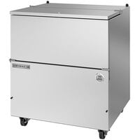 Beverage-Air SM34HC-S 34" Stainless Steel 1 Sided Milk Cooler