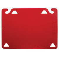 San Jamar CBQG1520RD QuadGrip™ 20" x 15" x 1/8" Red Cutting Board Refill - 2/Pack