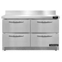 Continental Refrigerator SWF48NBS-FB-D 48" Front Breathing Worktop Freezer with Four Drawers - 13.4 Cu. Ft.
