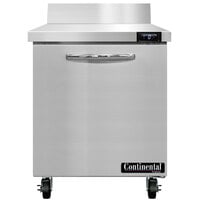 Continental Refrigerator SWF27NBS 27" Single Door Worktop Freezer with Backsplash - 7.4 Cu. Ft.
