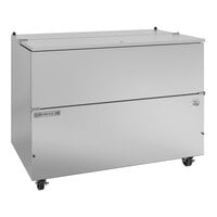 Beverage-Air SM49HC-S 49" 1-Sided Stainless Steel Milk Cooler